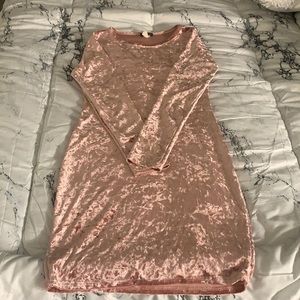 Velvet Pink Dress